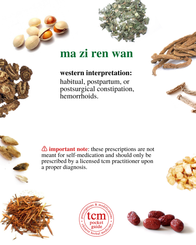 ma zi ren wan • hemp seed pill • 麻子仁丸 western interpretation
